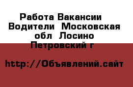 Работа Вакансии - Водители. Московская обл.,Лосино-Петровский г.